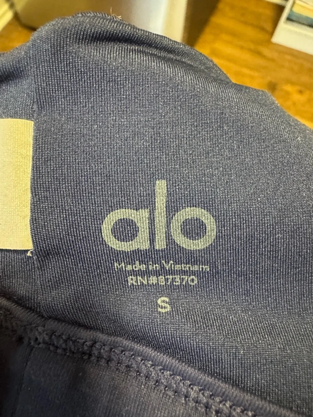 Alo Yoga Sports Bra Size Small 274096 Women's Interlace Rich Navy